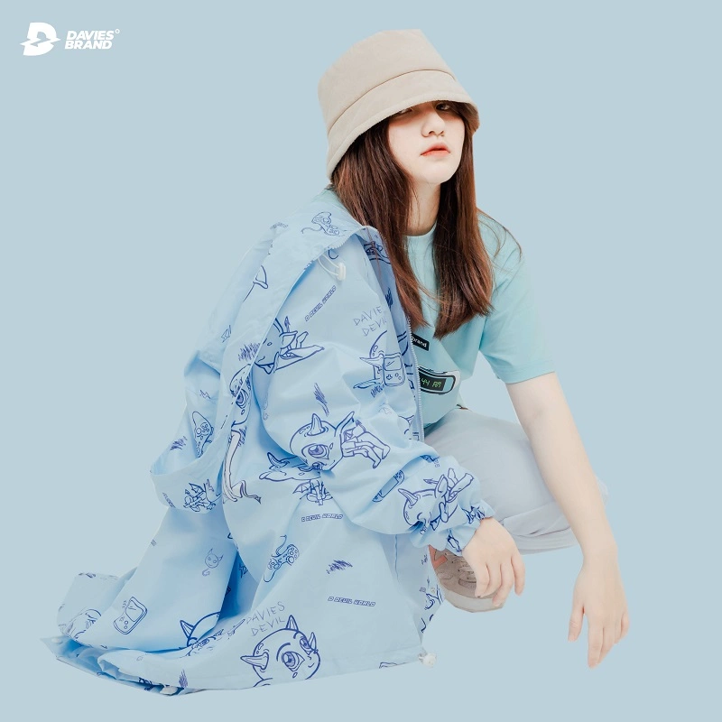 Áo khoác Davies nam nữ DSS Jacket D Devil SS2 - Blue - S