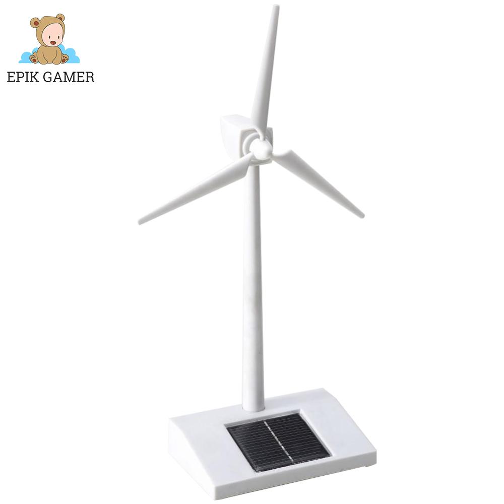 Solar powered windmill early educational toy rotatable 3d teaching - ảnh sản phẩm 1