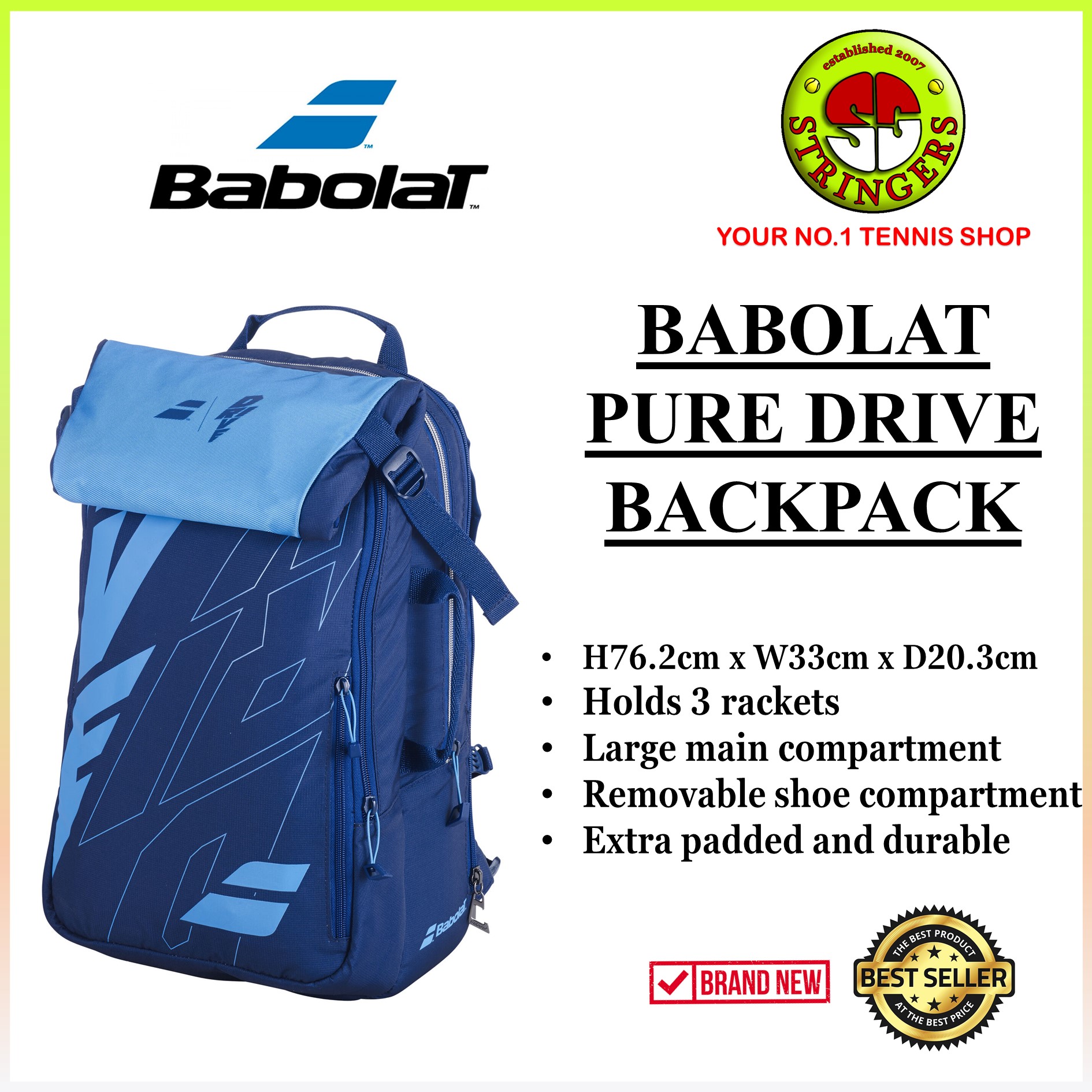 Babolat Pure Drive Backpack [2021] | Singapore