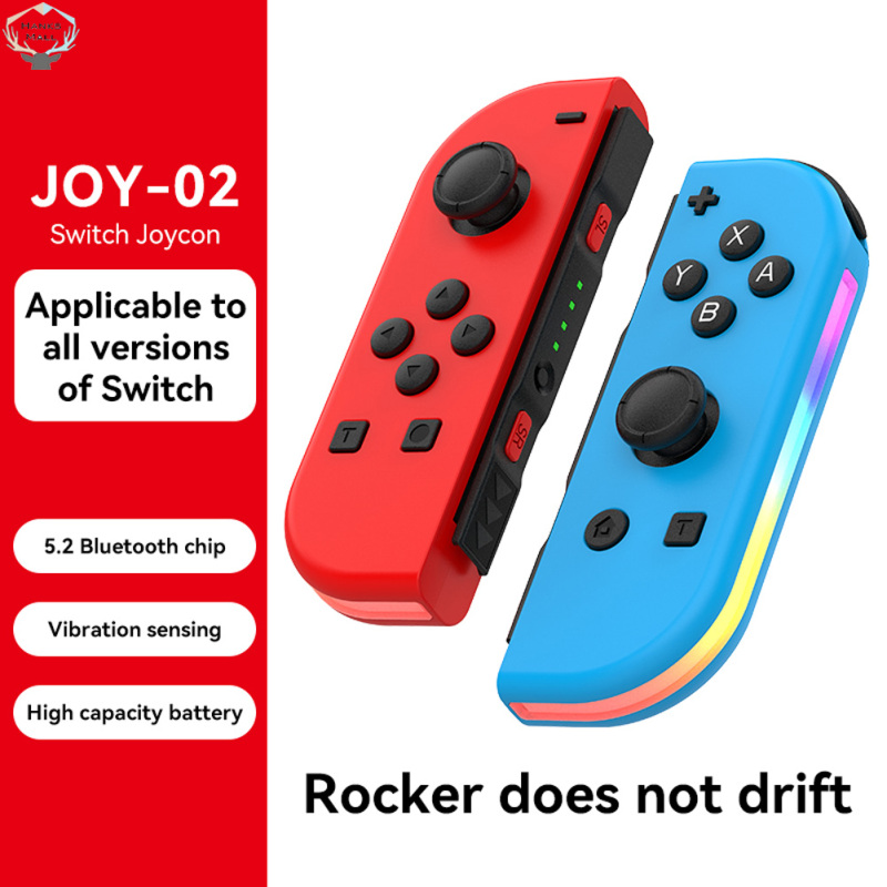 Games Controller Wireless Color RGB Lighting Game Console Handheld Console With Dual Vibration Wake-up Compatible For Switch