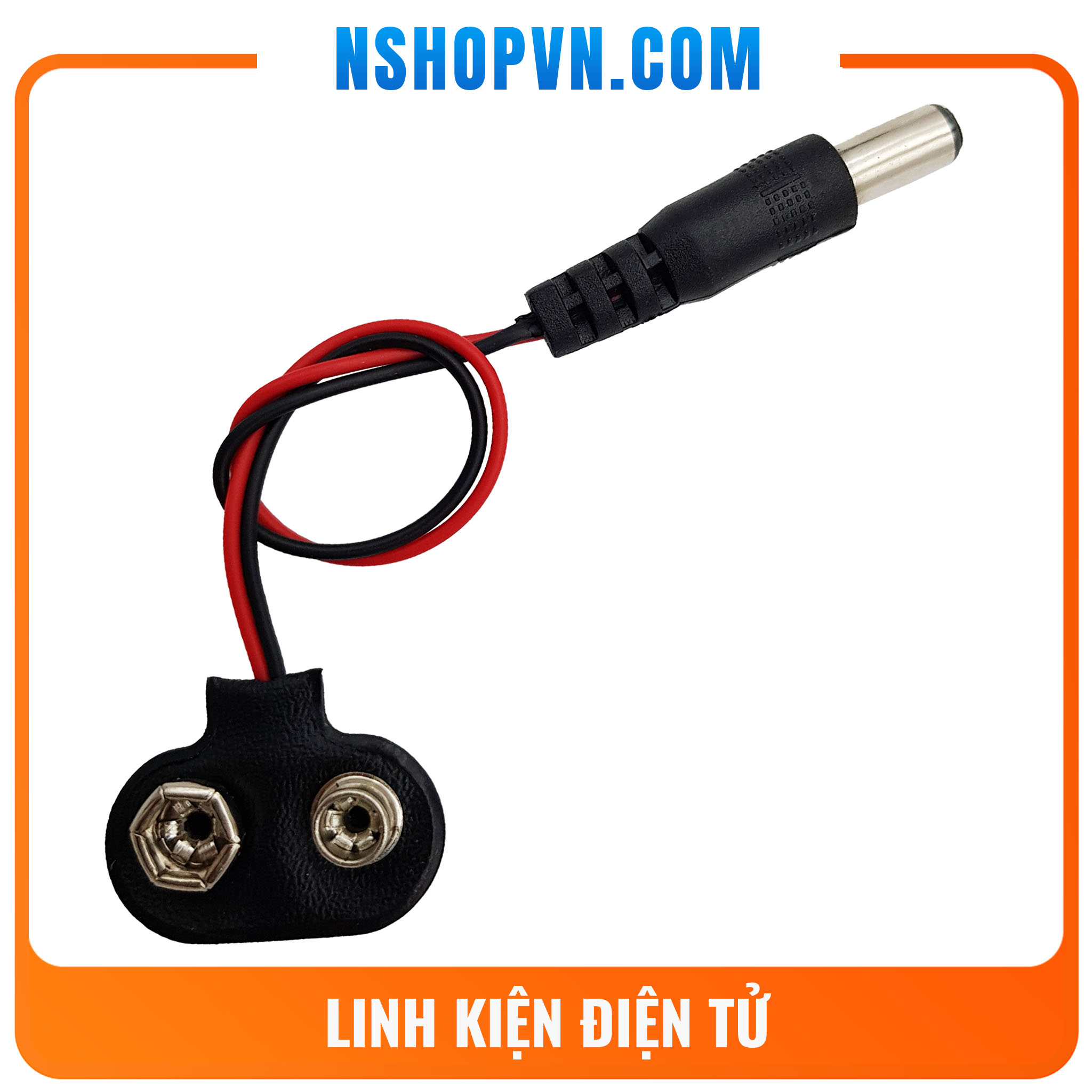 Bộ 4 jack pin 9v đầu ra dc