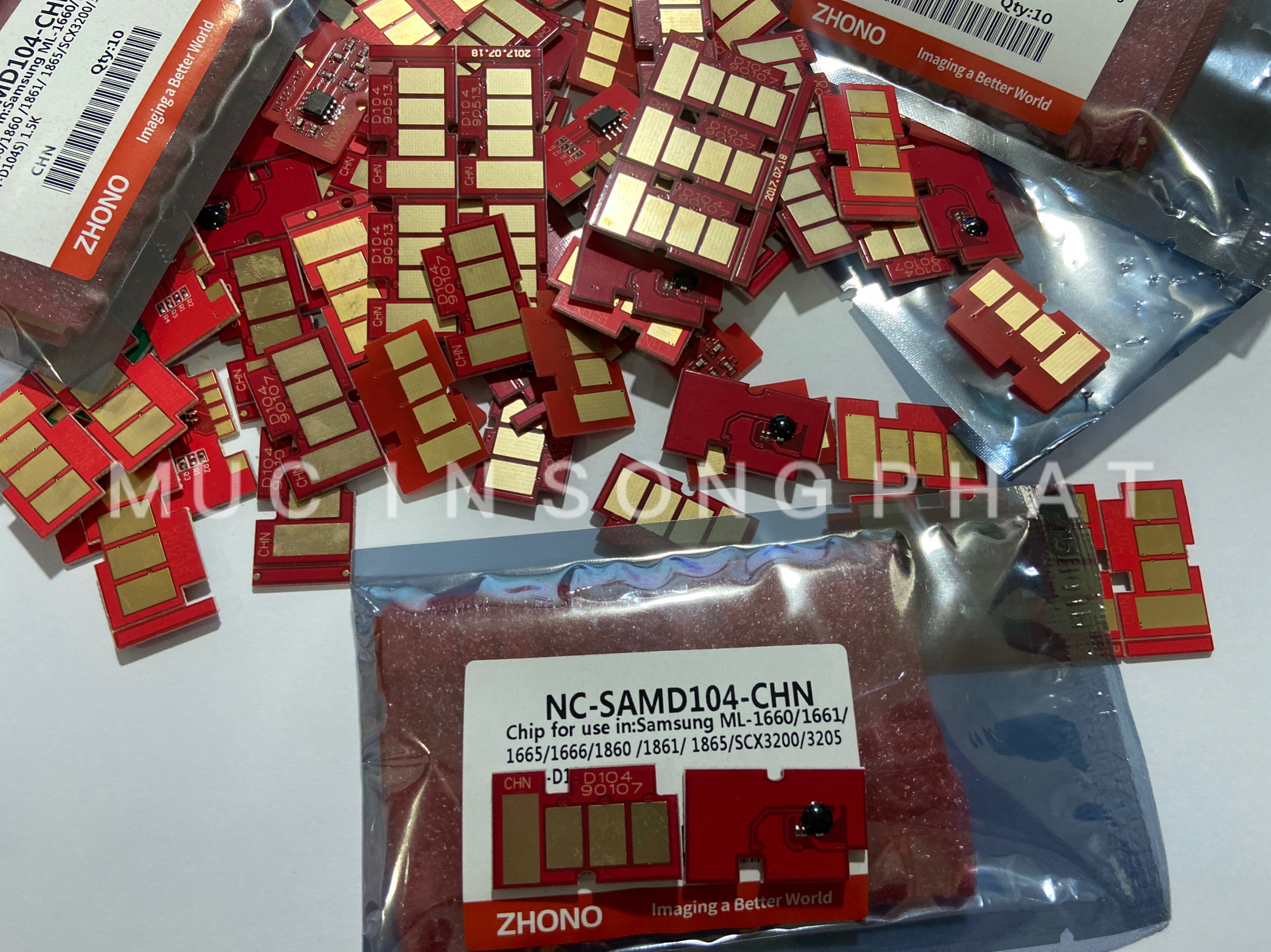 combo 2 con Chip mực Samsung 1666/1866/1671 (D1043S)