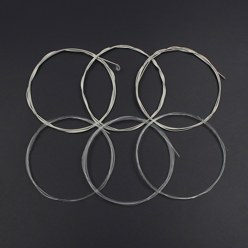 Acoustic Classical Guitar Strings Nylon Plated Copper Alloy Wound, 6pcs/set (.028-.043)