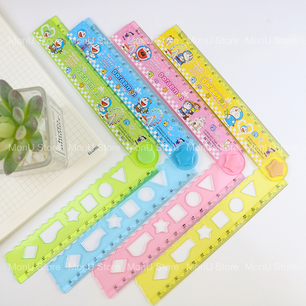 Thước kẻ gập đôi dài 30cm DORAEMON DOREMON dễ thương cute MON0279