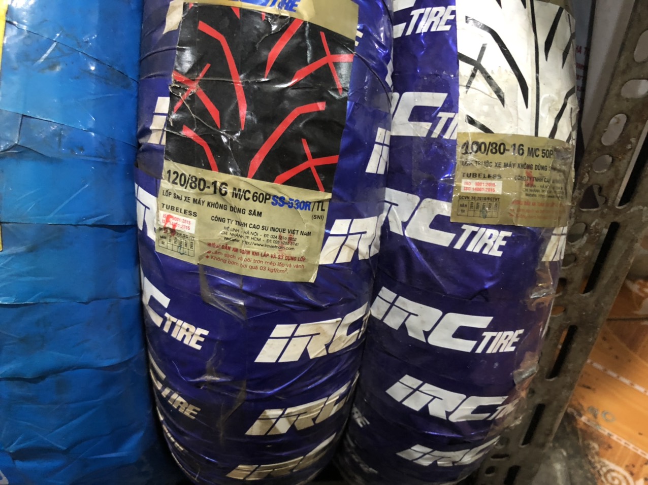 lốp (vỏ) INOUE 100/80 - 16 ( vỏ trước SH 150)