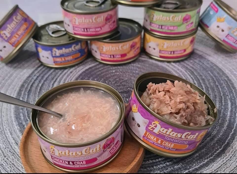 Pate AATAS Cho Mèo Mọi Lứa Tuổi (Lon 80g)
