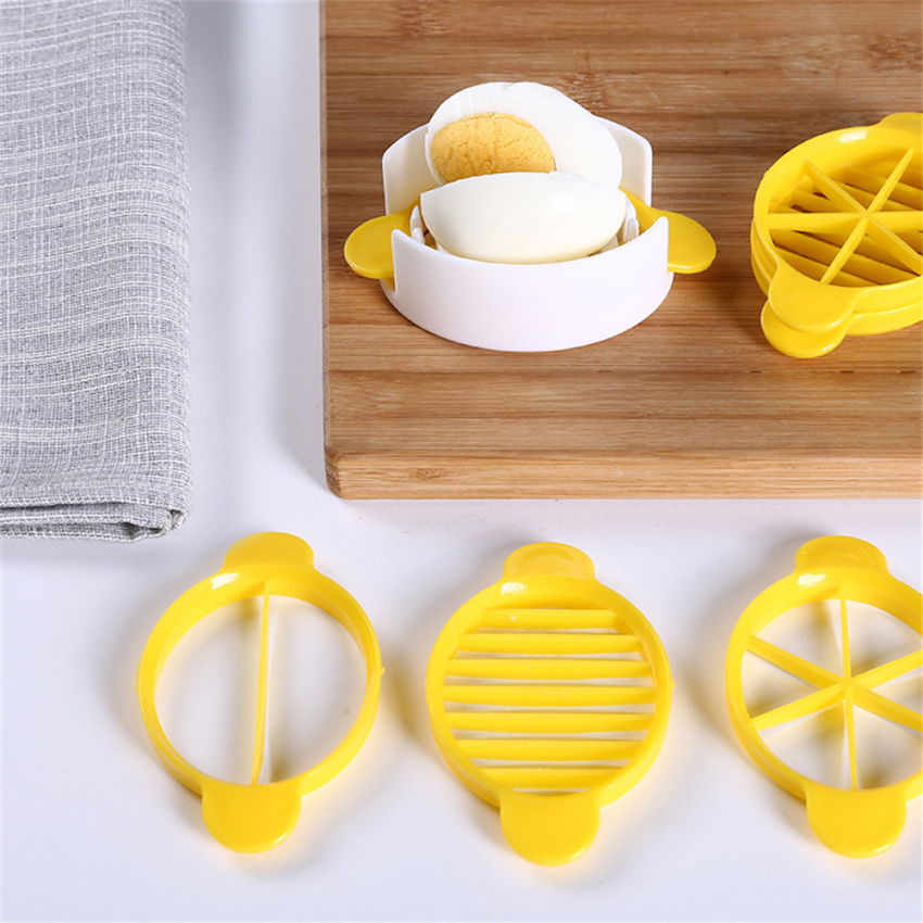 Eggs Slicer Cutter Egg Cooking Tools Multifunctional Egg Cutter Mold Cutter Artifact Gadgets Kitchen Manual Egg Slicer