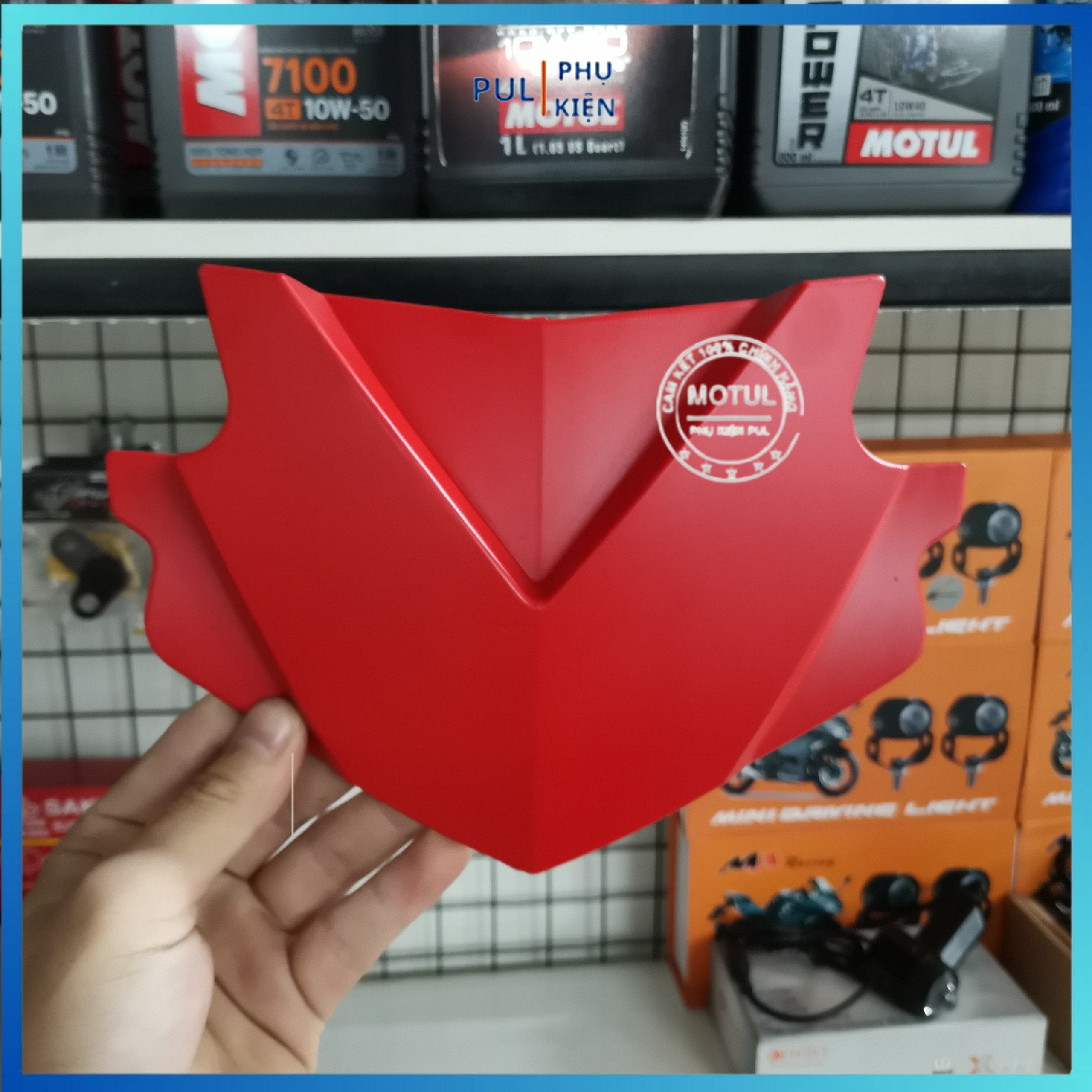 Mão ốp đầu xe cho Exciter 150 logo ngẫu nhiên