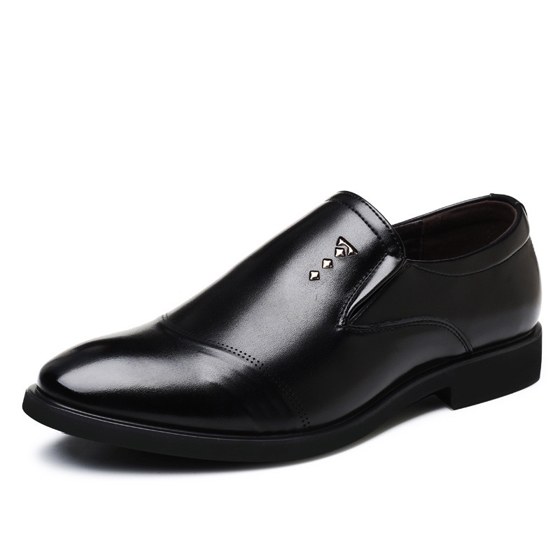 GIÀY MỌI CÔNG SỞ DA BÒ MŨI NHỌN NAM CÁ TÍNH THANH LỊCH