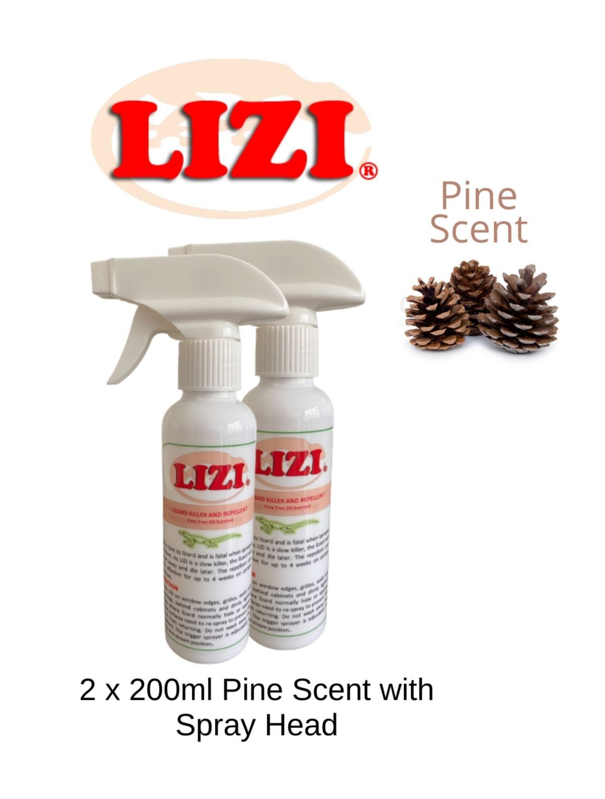 Lizi Lizard Repellent and Killer (2x200ml) Lazada Singapore