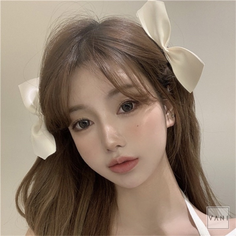 Set 2 kẹp tóc nơ dễ thương dành cho nữ