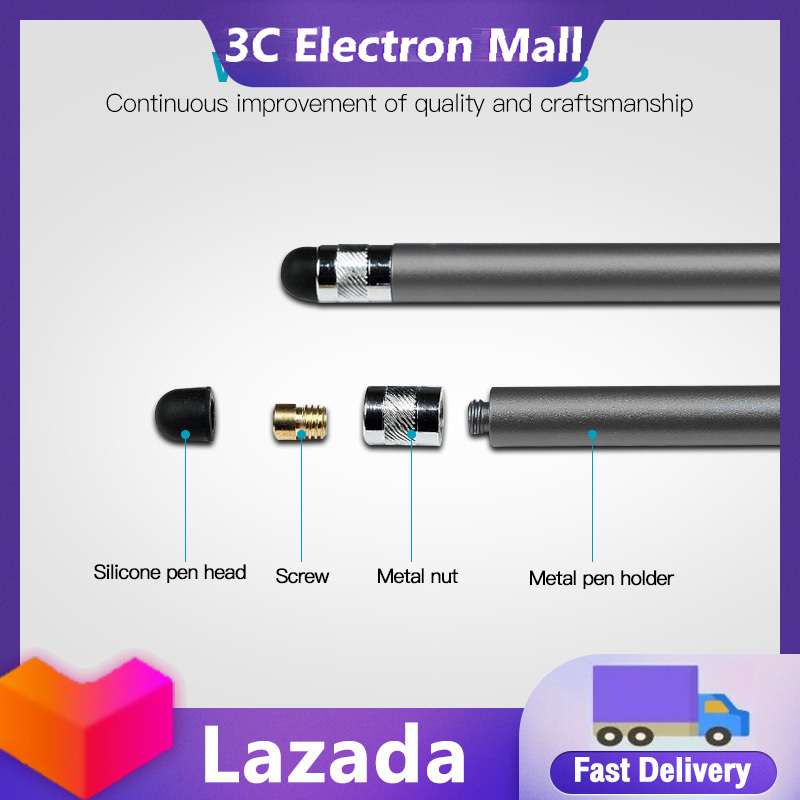 2 in 1 Stylus Pen Capacitive Screen Touch Pencil Drawing Pen for Tablet Android Smartphone