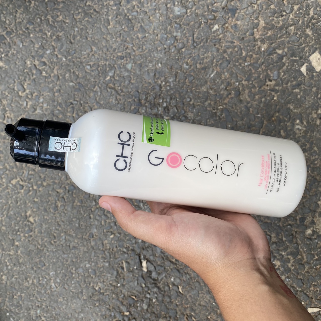 Dầu gội xả phục hồi, giữ màu, giảm rụng, kích mọc tóc chc gocolor 500mlx2