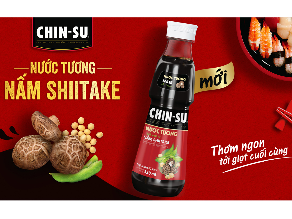 Nước Tương (Xì Dầu) Chin-Su Chai 330ml