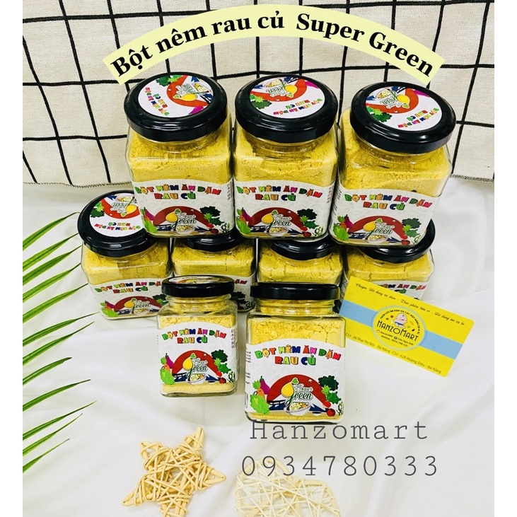 Bột nêm ăn dặm rau củ super green