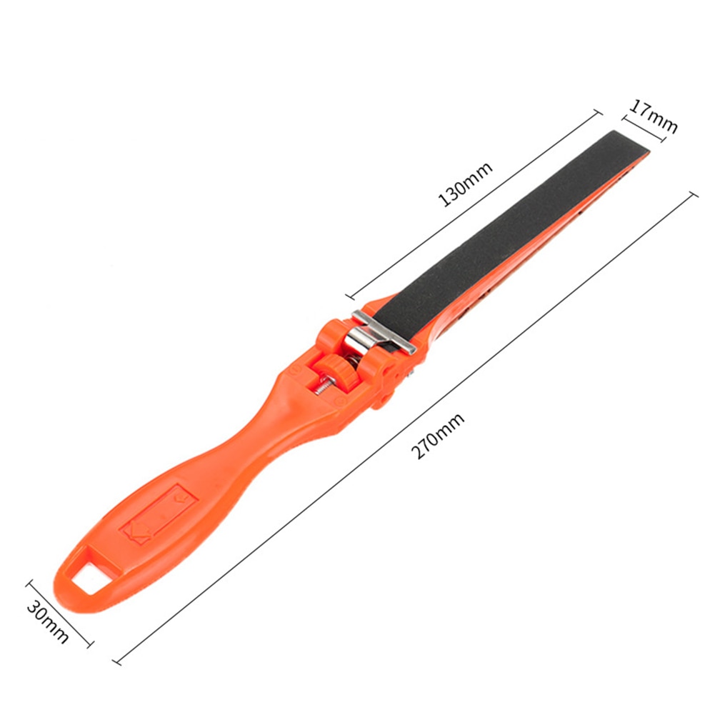 Handheld Sandpaper Polished Rod Clamp Ruler Abrasive Tools Grinding