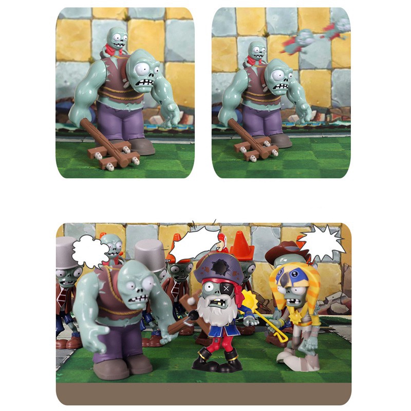 利Set đồ chơi mô hình đậu bảo vệ Plants Vs. Zombies 2 cho bé