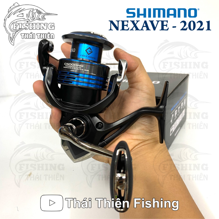 Máy Câu Cá Shimano Nexave 2021 Chính Hãng – Quay Êm, Kéo Mạnh – Câu Lure, Câu Hồ, Câu Sông
