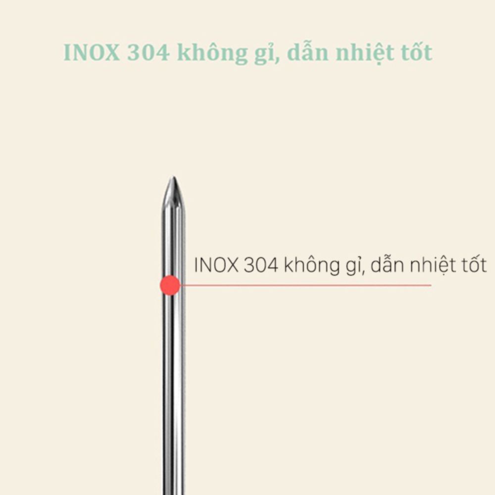Que đo nhiệt độ sữa và thức ăn dặm cho bé Kichilachi