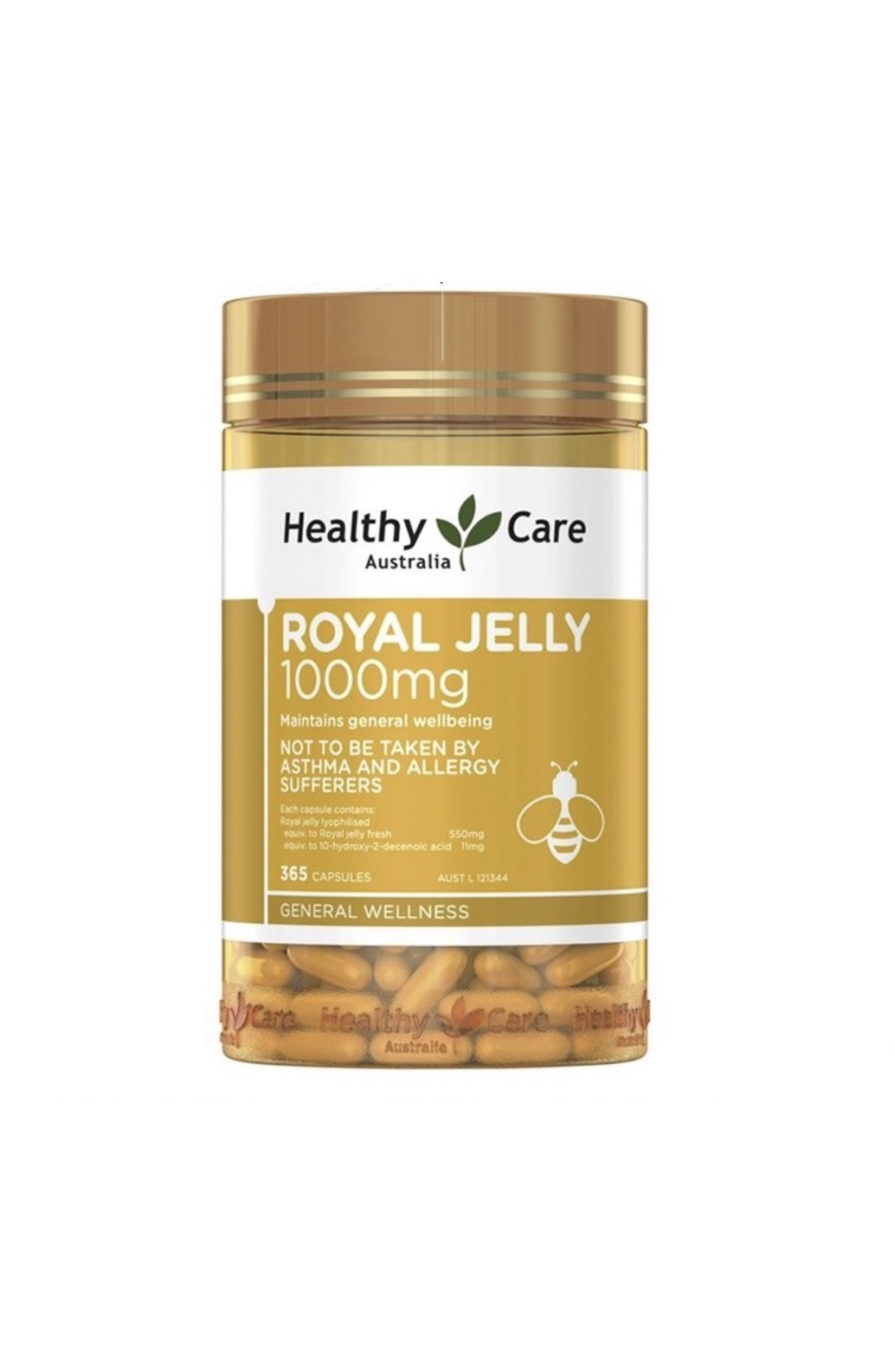 Sữa ong chúa Healthy Care Royal Jelly 1000mg 365 viên thumbnail