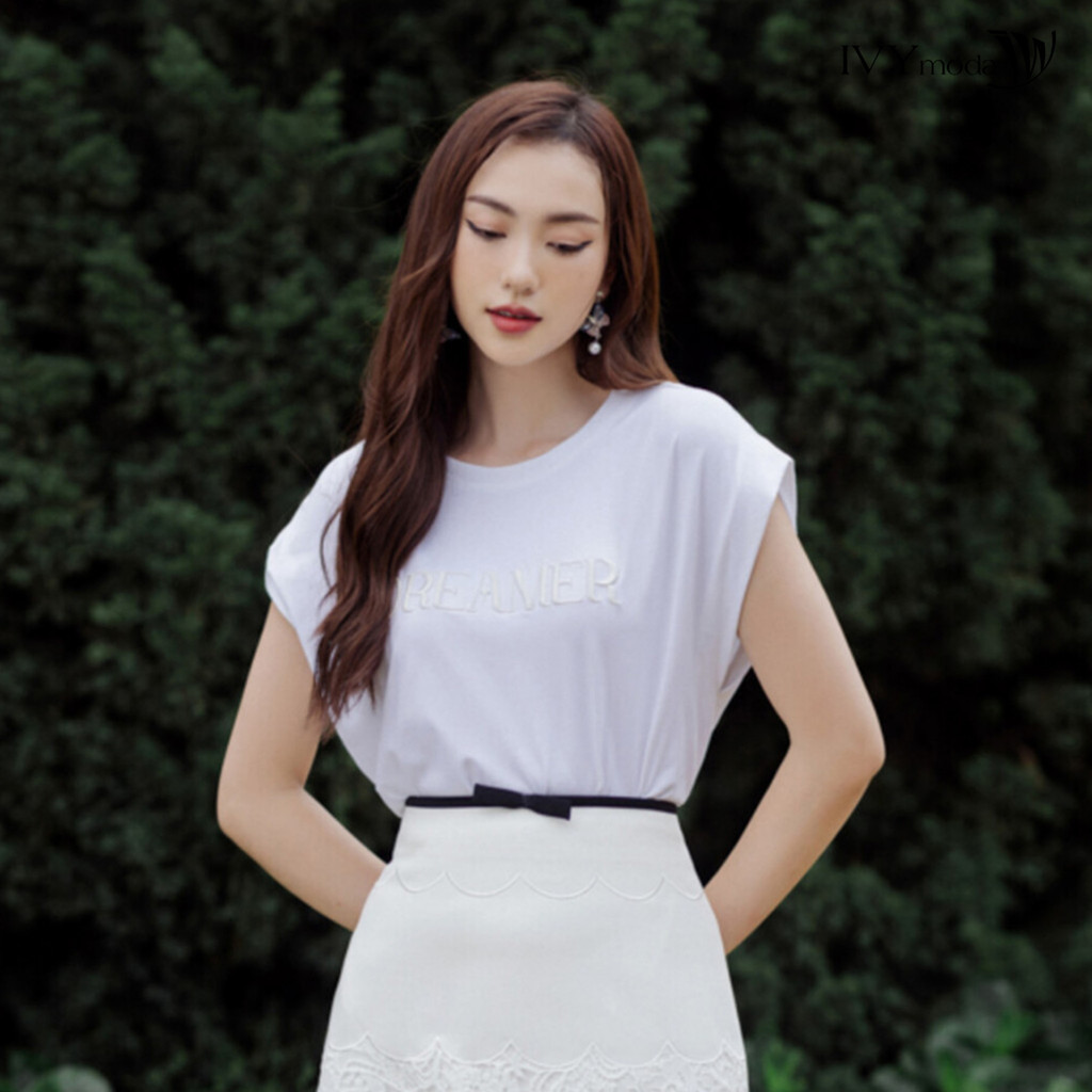 Áo thun tay hến dreamer IVY moda MS 56M8335