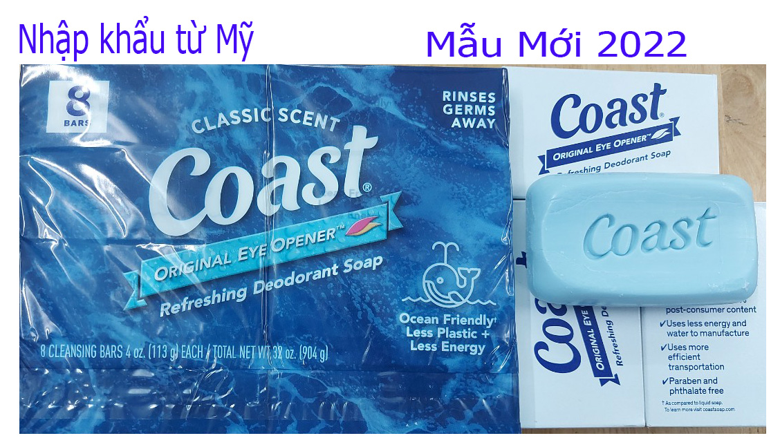 [HCM]Combo 2 cục xà bông cục Coast 113g  - Mỹ