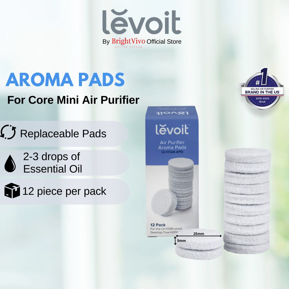 LEVOIT Air Purifier and Aroma Pads 12pack Essential Oil Replacement