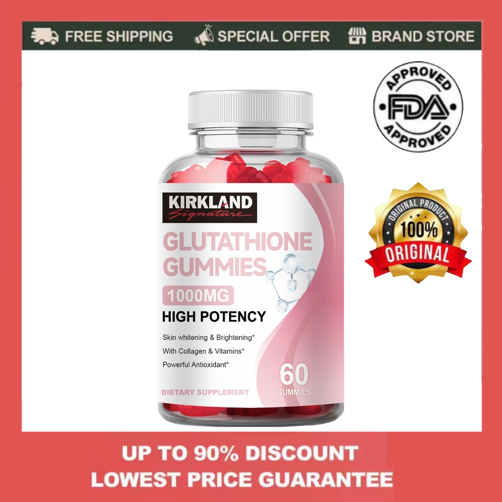 kirkland glutathione gummies KIRKLAND Glutathione Gummies 500mg with Vitamins Collagen for Skin  Whitening, Anti-Aging