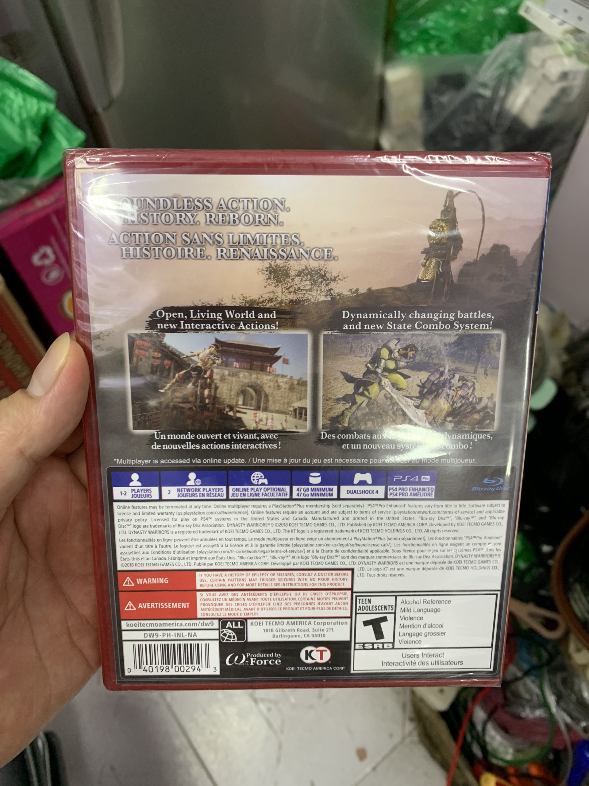 Đĩa Game Ps4 Dynasty Warriors 9 Tam quốc 9
