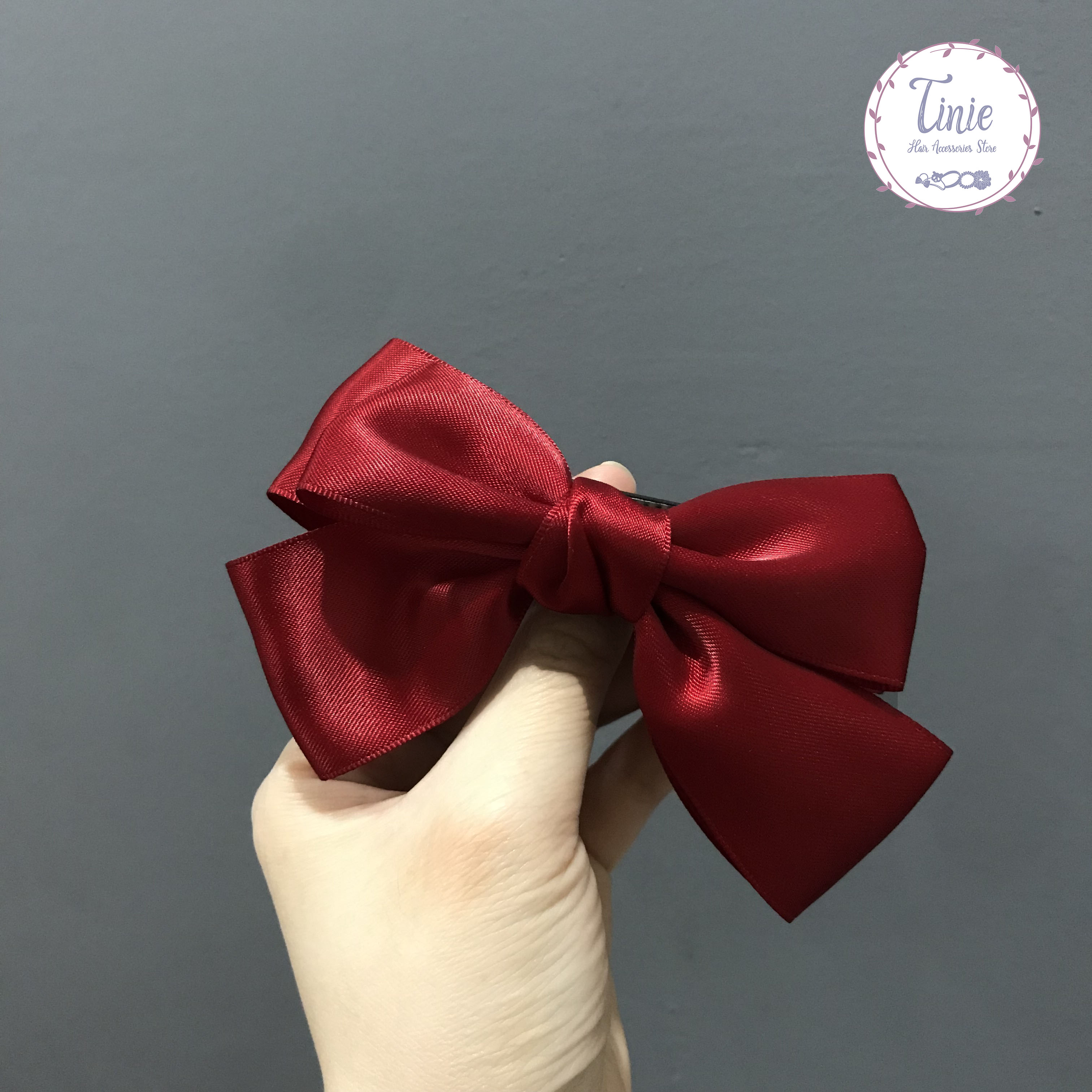 Kẹp Tóc Nơ Phong Cách Hàn Quốc Dịu Dàng