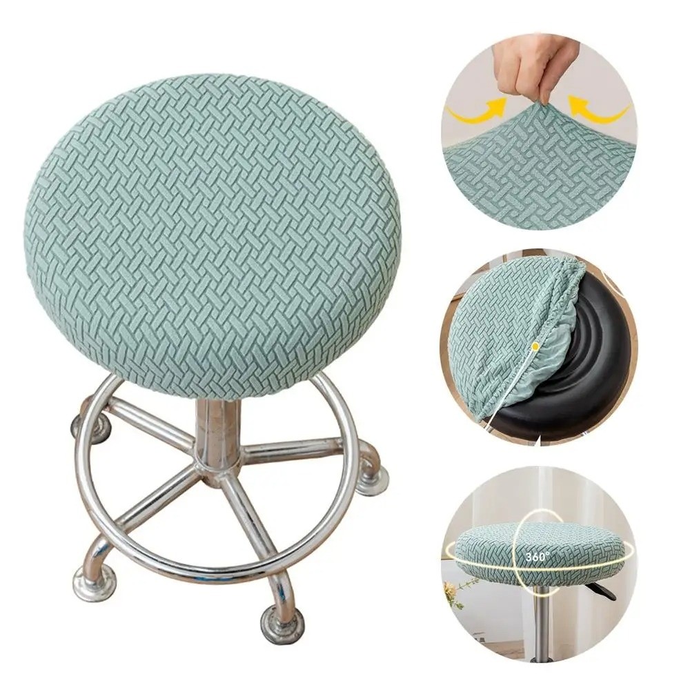 New%20Elastic%20Bar%20Round%20Stool%20Cover%20Stretchable%20Thickened%20Seat%20Chair%20Slipcover%20Solid%20Color%20Washable%20Stool%20Cushion%20Cover%20-%20Image%203