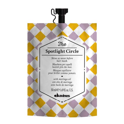 Kem ủ tóc Davines The Spotlight Circle – 50ml, tăng bóng làm mềm mượt tóc