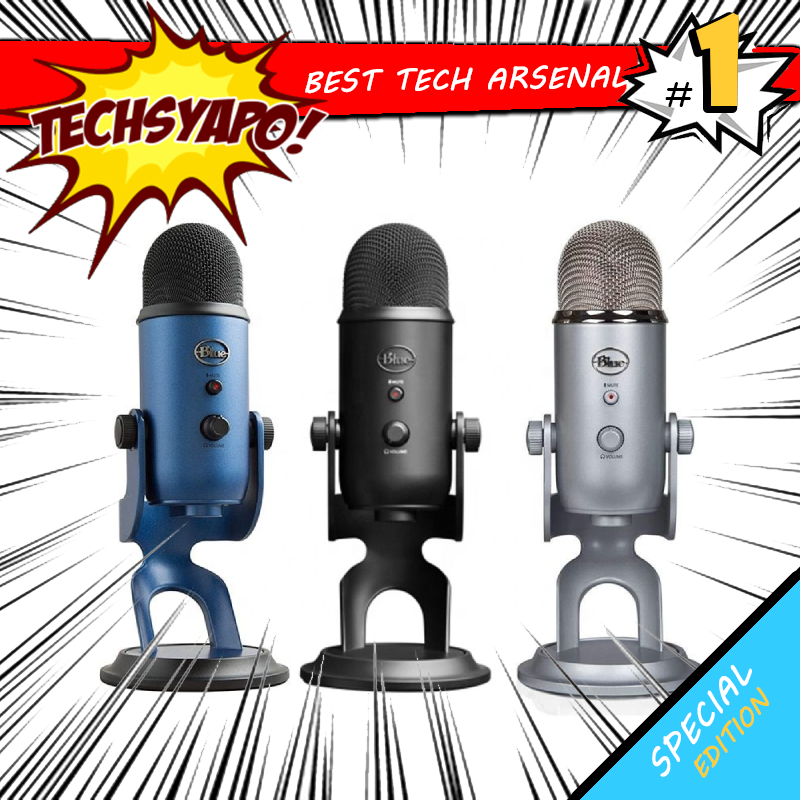 LOGITECH BLUE YETI MICROPHONE FOR CREATING AND STREAMING Lazada PH