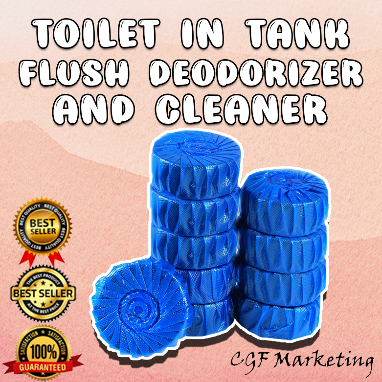 Best Seller 10 PCS TOILET IN TANK FLUSH DEODORIZER & CLEANER 10 Pcs