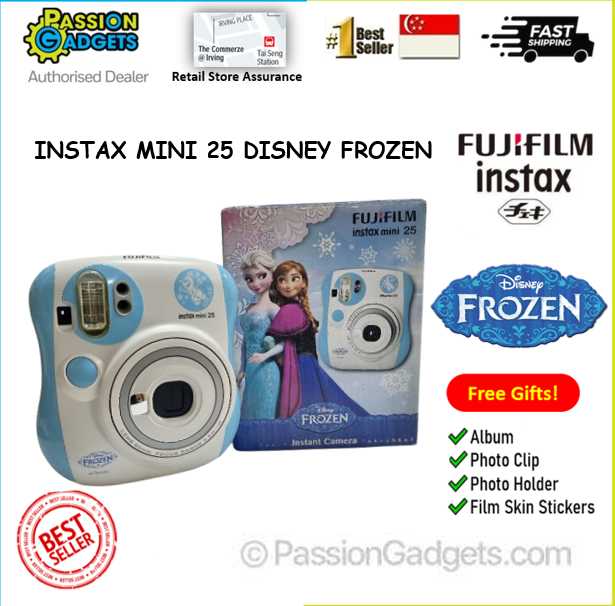 Instax Mini 25 Disney Frozen (Free Album+Sticker+Clip+Holder Six