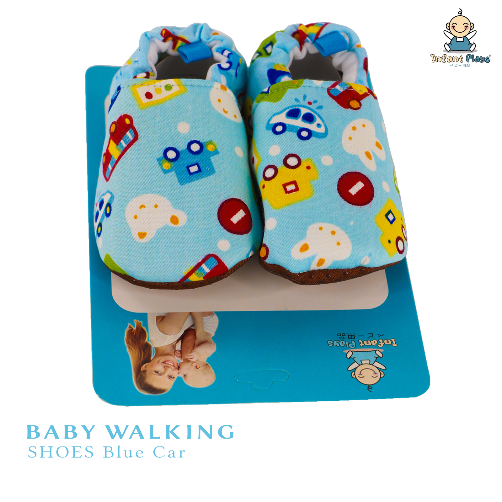 INFANT Baby Walking Shoes Blue Cars Lazada PH