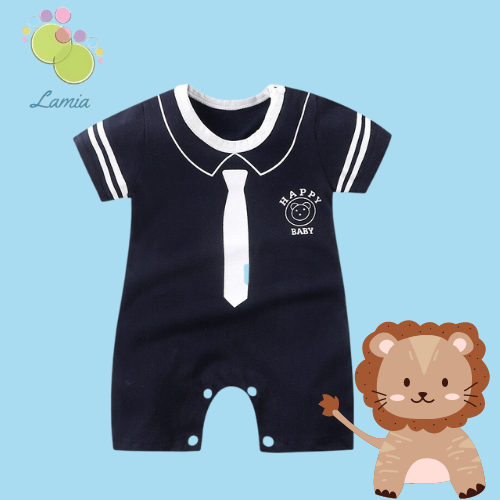 Body Cộc Tay Đáp Đũng Hè Cho Bé Sơ Sinh