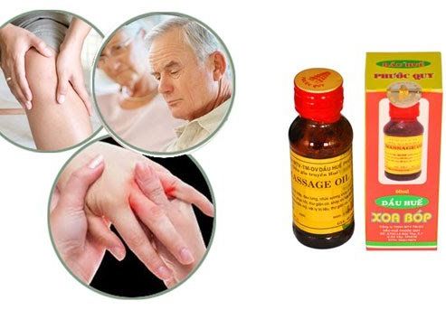 Dầu xoa bóp massage Huế Phước Quy ( chính hãng  60ml , loại có hộp đặc biệt )