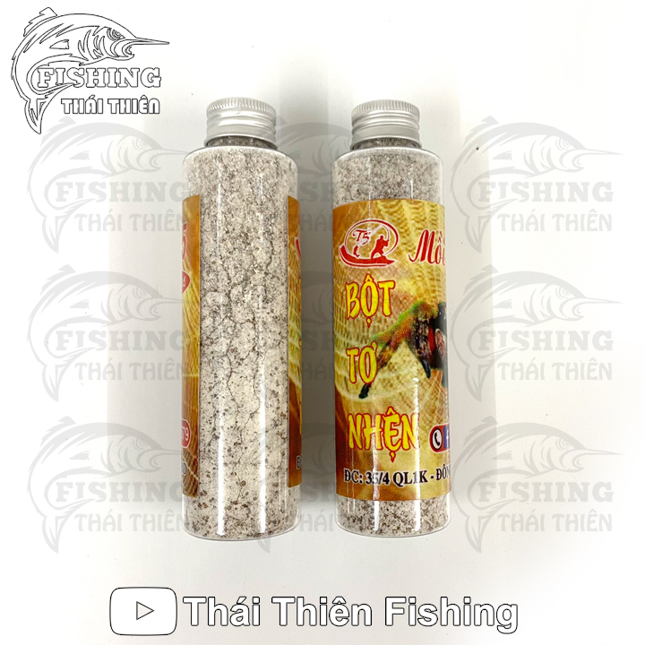 Bột tơ nhện t5 câu mồi vuốt, mồi vê câu tay đơn đài cá chép, rô phi