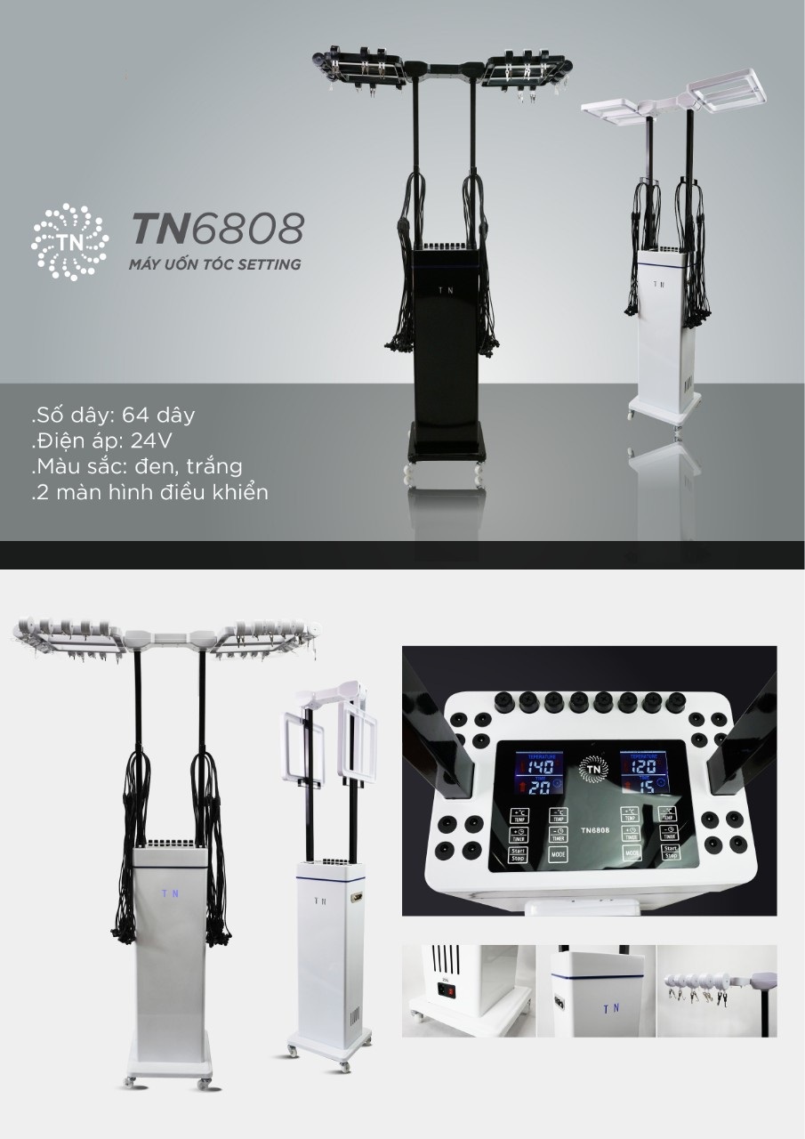 [HCM]Máy uốn tóc, máy uốn setting 64  trục. 2 màn hình cảm ứng