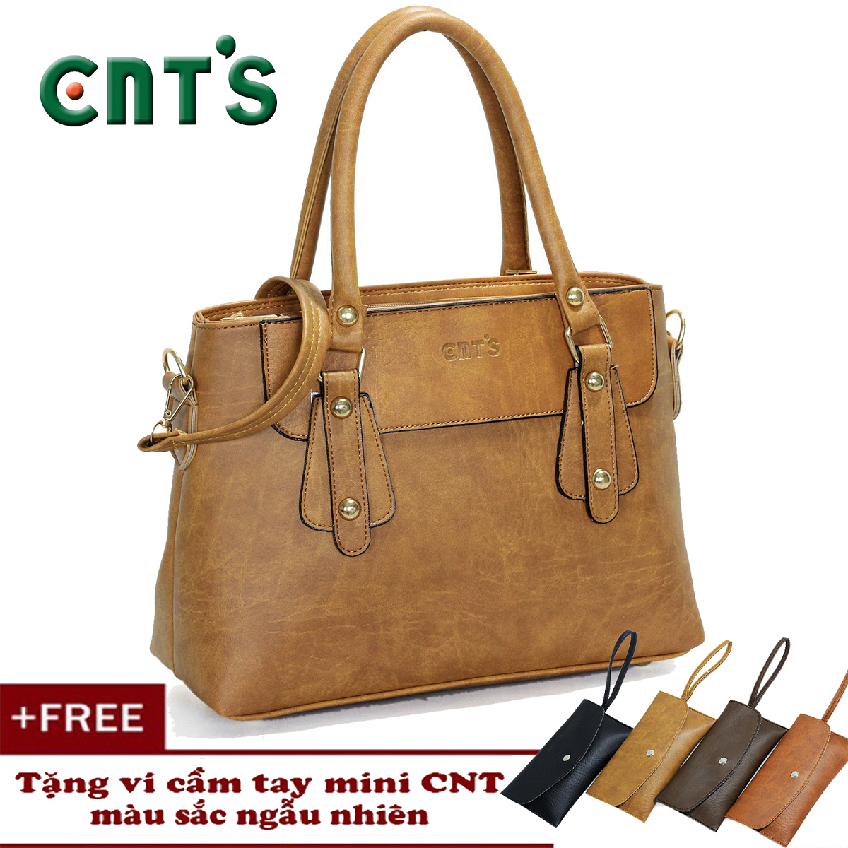 Túi Xách Nữ Thời Trang CNT TX38 Cao Cấp (Tặng kèm ví)