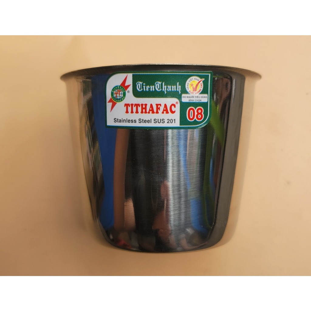 Com bo 10 Ly làm đá tủ lạnh inox 201 Tithafact số 7cm, 8cm