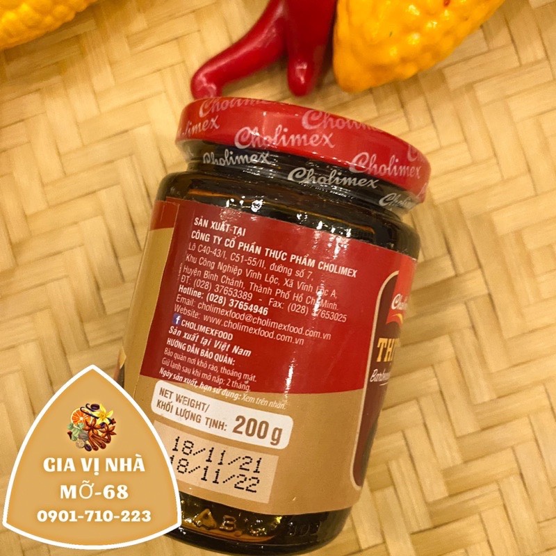 SỐT ƯỚP THỊT NƯỚNG CHOLIMEX 200GR