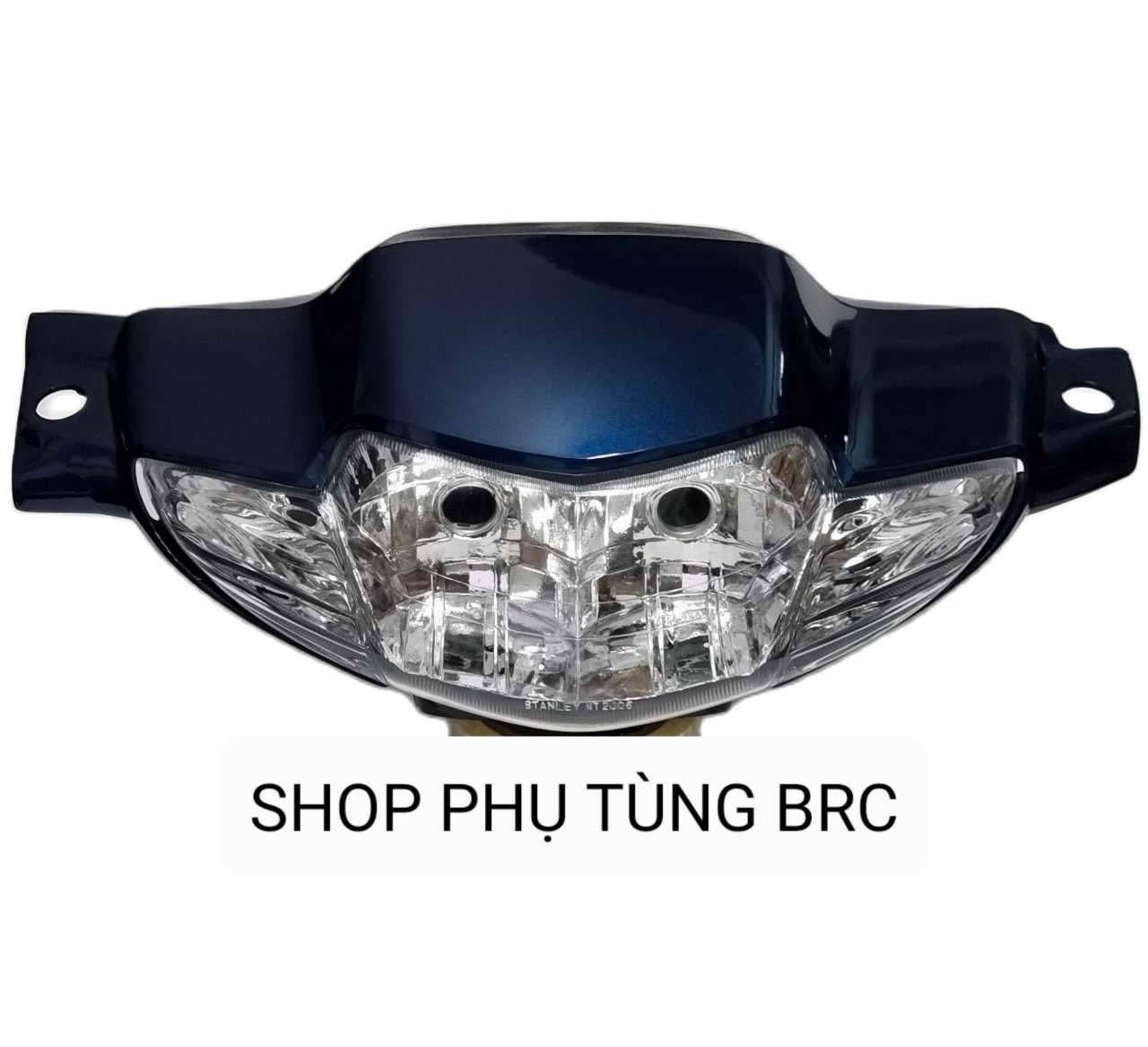 [ Wave 2 bóng]Bộ đầu đèn Wave 2 bóng dùng cho xe Wave nhỏ, Wave ZX, Wave A 2002 - 2005 (Hàng sơn Nano chuẩn, tặng kèm 1 bộ dây đèn pha, xi nhan)