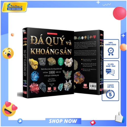 Sách - bách khoa toàn thư bằng hình ảnh - đá quý và khoáng sản - newshop