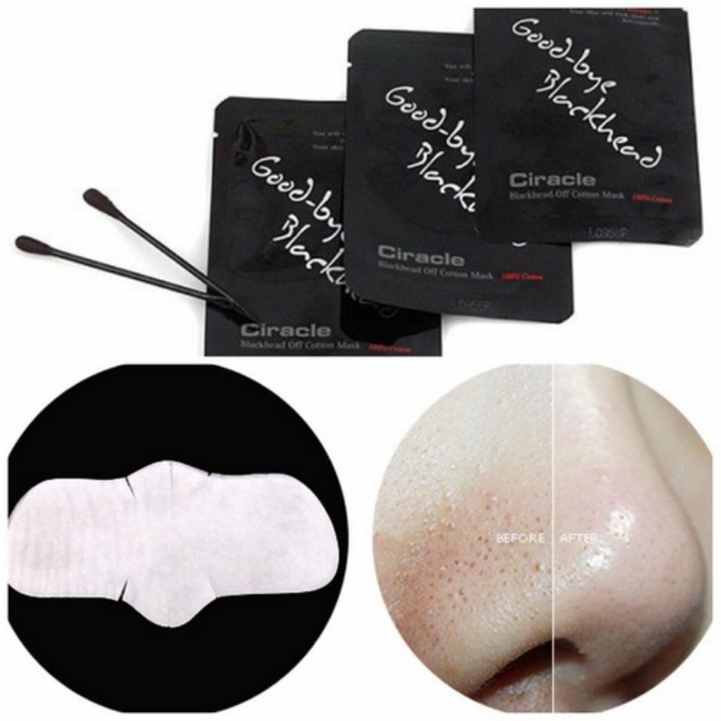 Miếng Đẩy Mụn Đầu Đen Ciracle Goodbye Blackhead Off Cotton Mask