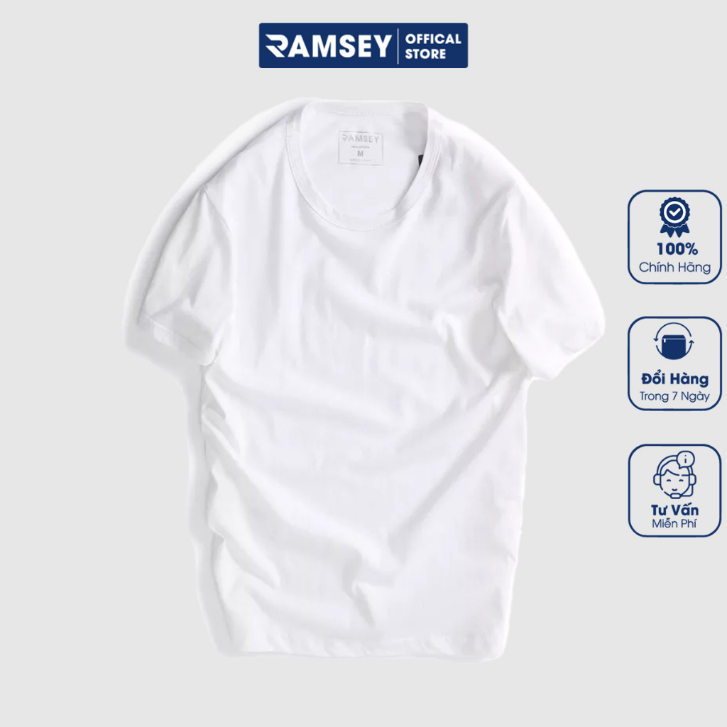 Áo Thun Ngắn Tay kiểu Basic Cho Nam Ramsey (RSC-202).