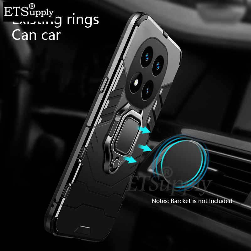 Phone case Xiaomi Poco X7 Pro Shockproof Armor Stand with Holder Car adsorb Ring Back Cover Poco X7 Case.