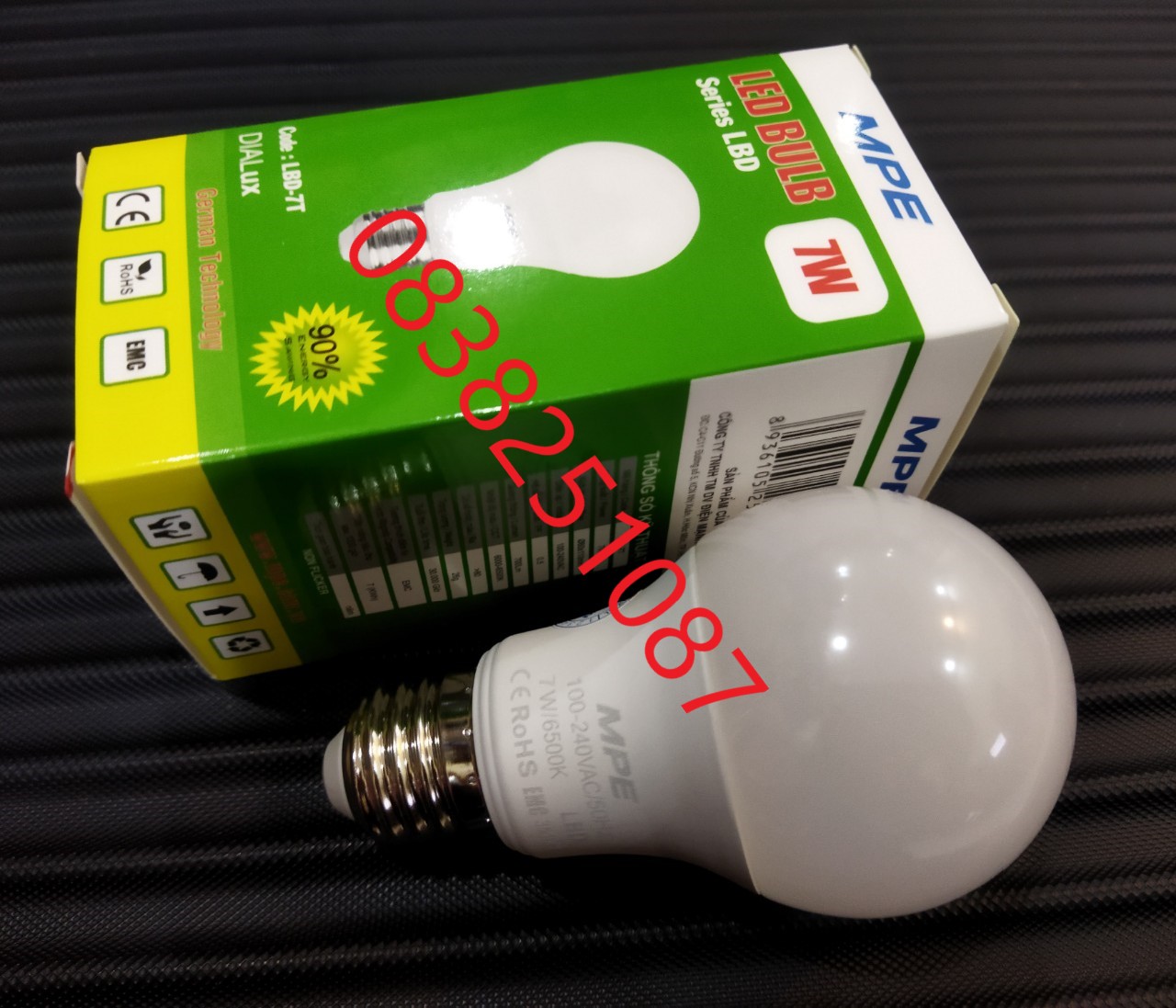 Bóng led bulb 3w 5w 7w mpe