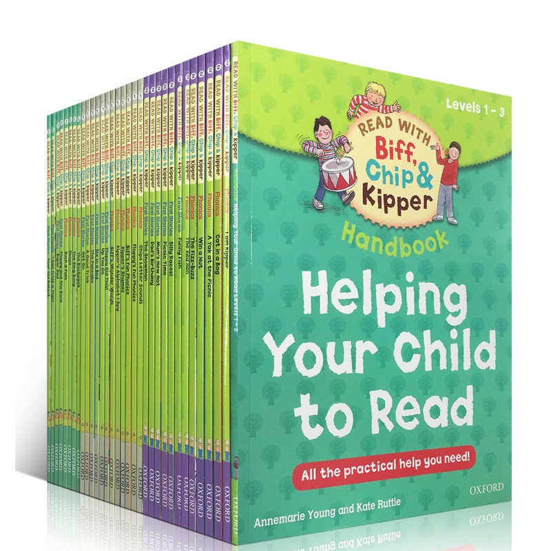 1-12 Cấp độ Oxford Reading Tree Biff Chip Kipper Hand Libros Giúp trẻ đọc theo ngữ âm Câu chuyện tiếng Anh Sách ảnh mới